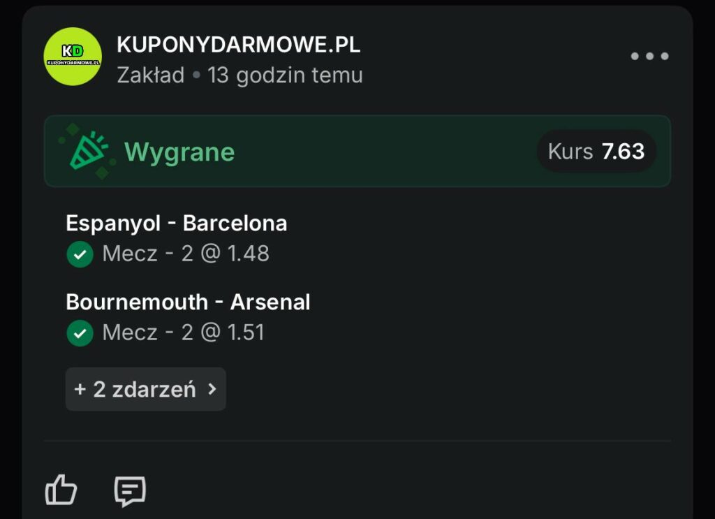 Kupon grupy VIP 1